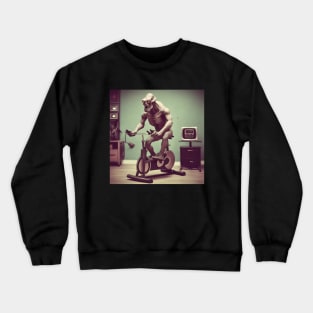 Indoor cycling monster Crewneck Sweatshirt